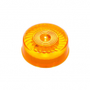 7 LED 2 Inch Round Turbine Clearance Marker Amber LED Amber Lens Light