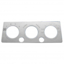International A/C Heater Plate with 2 Button Openings