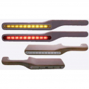 Peterbilt Wood Armrest with LED Light or Cutout in 6 Options