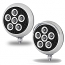 5 Inch Legacy Series Chrome And Black Round Spot Beam LED Work Light