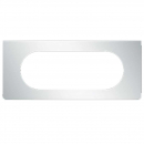 Utility Trailer Reefer Mid-Turn Light Trim with 6-Inch Oval Hole - Wingmaster
