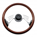 Kenworth steering Wheels - 3 Spoke - 18" - Adjustable Column - Wing Design - Fits March 01 -Present