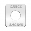 Stainless Check Engine Switch Plate