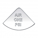 Stainless International Air One PSI Gauge Emblem