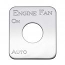 Stainless Steel Engine Fan On/Auto Switch Plate