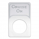 Stainless Steel Cruise Control Plate