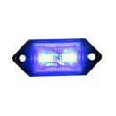 2 LED Blue Bowtie Auxiliary Light