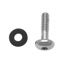 Chrome Plated Button Head Dash Screws Pack of 22