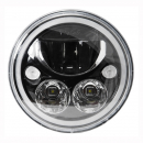 7 Inch Round Vortex LED Headlight With Low/High/Halo