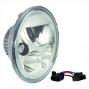 7 Inch Round Vortex LED Headlight With Low/High/Halo