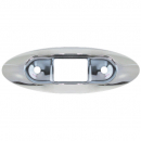 Chrome Bezel With Gasket For MCL15 Series Lights