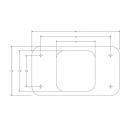 Door Handle Trim Peterbilt 379 `05+ Interior Stainless Steel