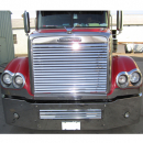 Stainless Steel Bumper Grille Inserts With 4 Louvers For Freightliner Coronado