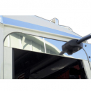 5" x 29" Stainless Steel Drop Chop Top Window Trim For Mack