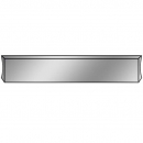 20" 10 Gauge Stainless Steel Bumper With Mounting Plates For Peterbilt