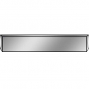 Chrome Plated Steel Western Star Raptor X8 Bumper With Squared Ends And Mounting Plates