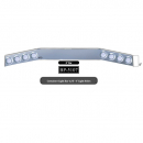One Piece Container Light Bar With Eight 4 Inch Light Holes