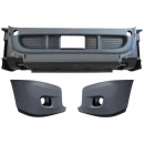 3-Piece Bumper Kit With Fog Light Holes And Rear Supports For Freightliner Cascadia 113 BBC/125BBC