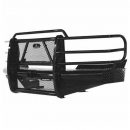 12 Gauge Black Steel Ranch Hand Summit Bullnose Front Bumper, With Hoop For Ford Super Duty Models