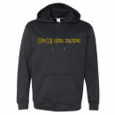 Big Rig Chrome Shop Polyester Hooded Sweatshirt With Yellow Embroidered Logo