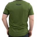 Big Rig Chrome Shop Army Green Truckin' Shirt