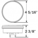 4 Inch Round 12 LED Utility Light With PL-3 Connector