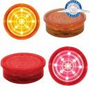 9 LED Dual Function Mini Bullet Light Insert in Amber or Red
