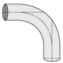 90 Degree Standard Radius Plain End Elbow Bare