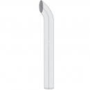 Chrome Plated 5 Inch Plain Curved Stack 54 Inch