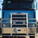 Freightliner Argosy Full Straight Bumper Replacement With Grille Guard For Set Forward Axle Models