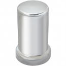 Chrome Tube Push-On Nut Cover Without Flange 33MM 3-3/8 Inch