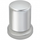 Chrome Plastic 1.5 Inch x 2.5 Inch Push-On Lug Nut Cover