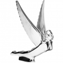 Flying Goddess Hood Ornament with Chrome Wings