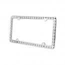 Chrome Plate Cover With Crystal Jewels