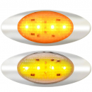 Freightliner Coronado 5 5/16 Inch Small Oval Turn Signal/Marker And Clearance Light