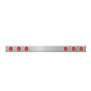 Chrome One Piece Rear Light Bars With 6 4 Inch Round Lights
