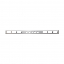 Stainless Steel One Piece Rear Light Bars With Six Oval And Five 2 Inch Round Holes