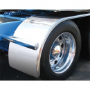 72 Inch Stainless Steel Half Fenders With Rolled Edge
