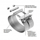 5 Inch Stainless Steel Preformed Band Clamp