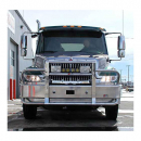 International 4000 Series Full Curved Bumper Replacement With Grille Guard