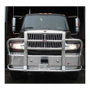 International 4000 Series 2007 Full Curved Bumper Replacement With Grille Guard For Air Ride Cab Models