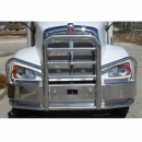 Kenworth T660 Evolution 2007 And Newer Full Curved Bumper Replacement With Grille Guard