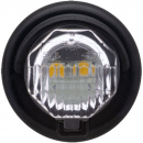 2 LED 3/4 Inch License Light With Grommet And .156 Male Bullet Plugs
