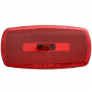 Incandescent Red Marker And Clearance Light With Reflex And Base