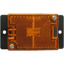 Incandescent Amber Marker And Clearance Light With Reflex
