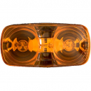 Dual Incandescent Oblong Amber Marker And Clearance Light With Reflex