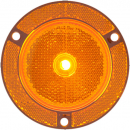 2.5 Inch Amber LED Marker And Clearance Light With Reflex And PL-10 Connection