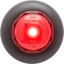 3/4 Inch Red LED Marker And Clearance Light With A11GB Grommet And Staggered Male/Female Plug