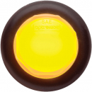 3/4 Inch Amber 2 LED Marker And Clearance Light With Grommet And .156 Male Bullet Plugs