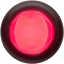 3/4 Inch Red 2 LED Marker And Clearance Light With Grommet And .156 Male Bullet Plugs